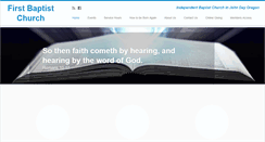 Desktop Screenshot of fbcjohnday.com