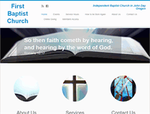 Tablet Screenshot of fbcjohnday.com